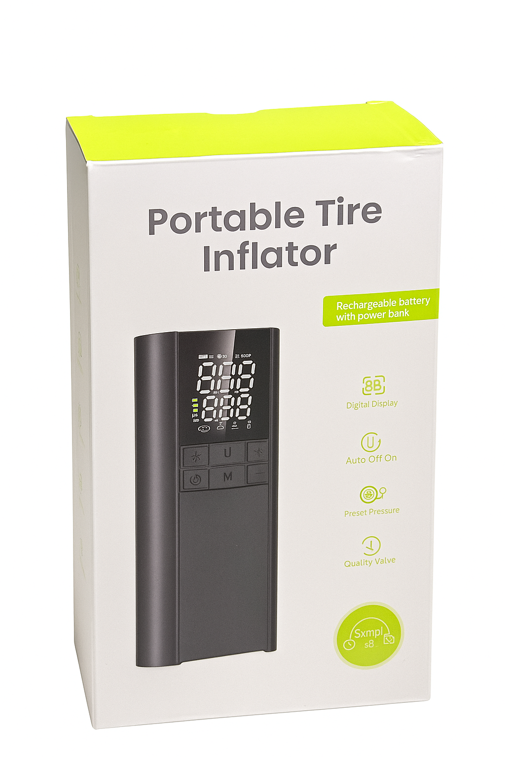 Tragbarer Reifenfüller-Luftkompressor